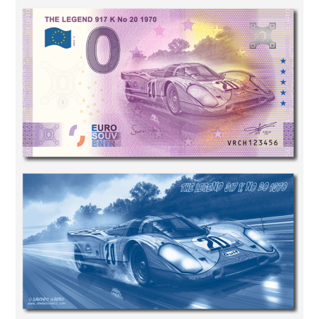 0 EURO Banknote The Legend 917 K 1970